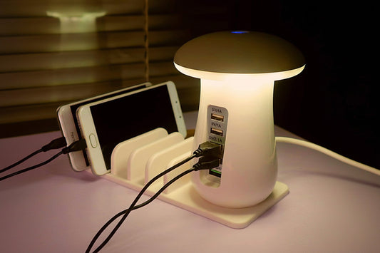 3 en 1 lampe champignon 